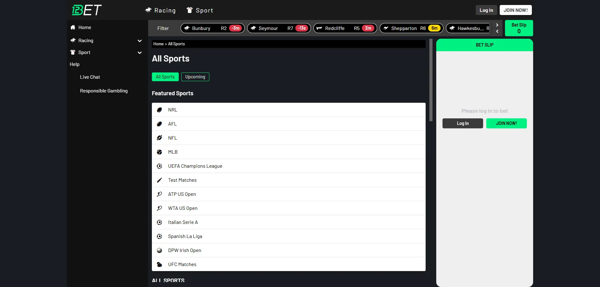 Apostas ao vivo com odds dinâmicas na 123bet casino live